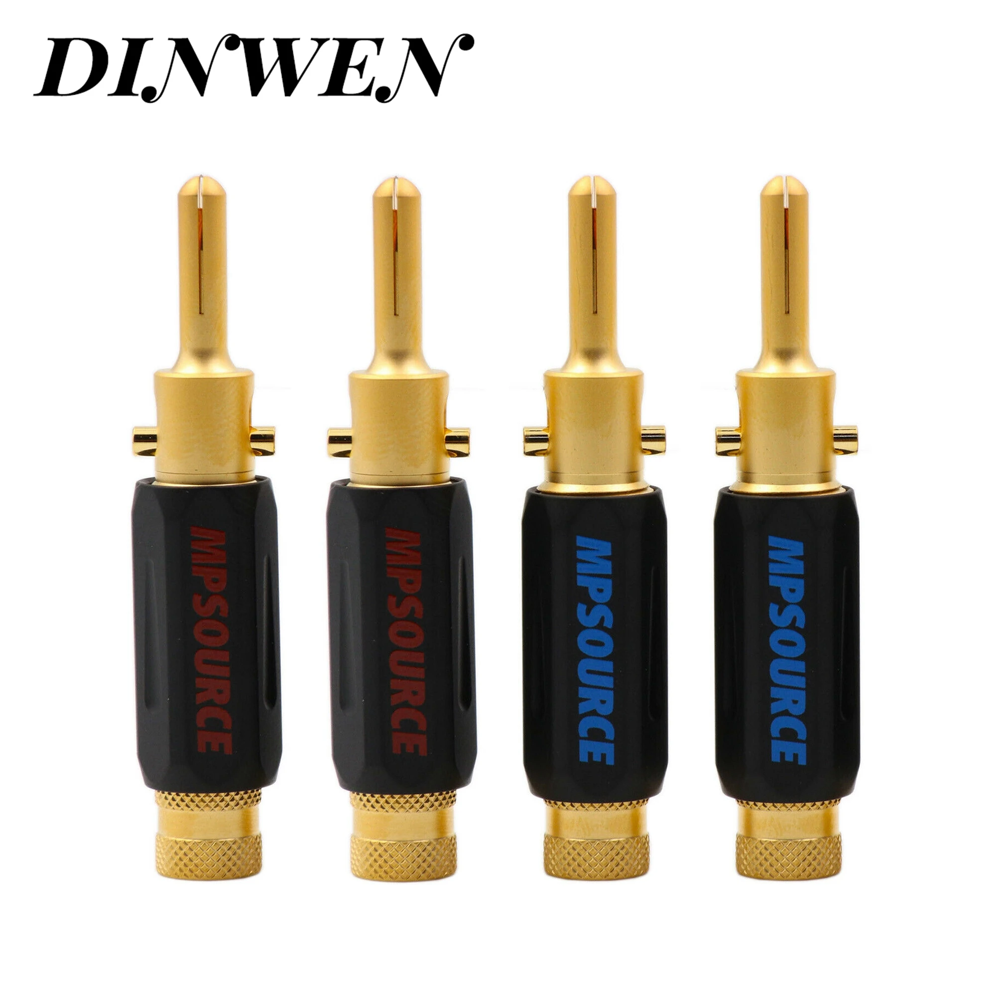 4 шт. разъем типа банан для Hi Fi аудио усилителя телевизора и DVD|Коннекторы разъёмы|