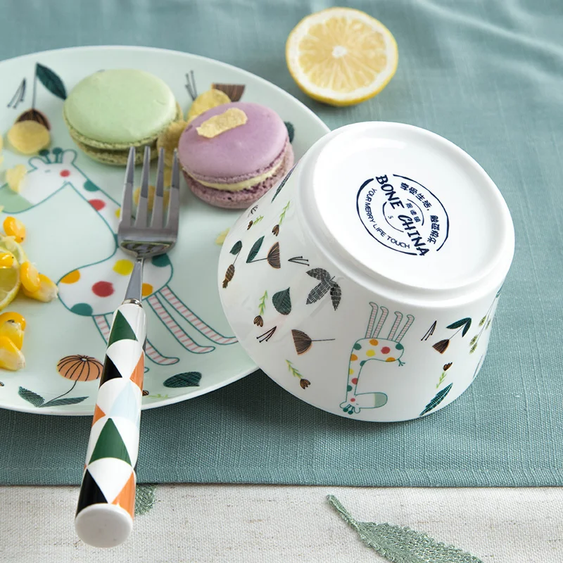 Милая Керамическая маленькая миска Корейская белая фарфоровая фруктовая