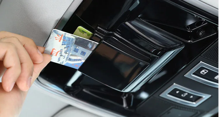 Для Land Rover Range Sport Velar 2014 2017 ABS черный Автомобильный карточный ящик для Vogue 13 17 RR