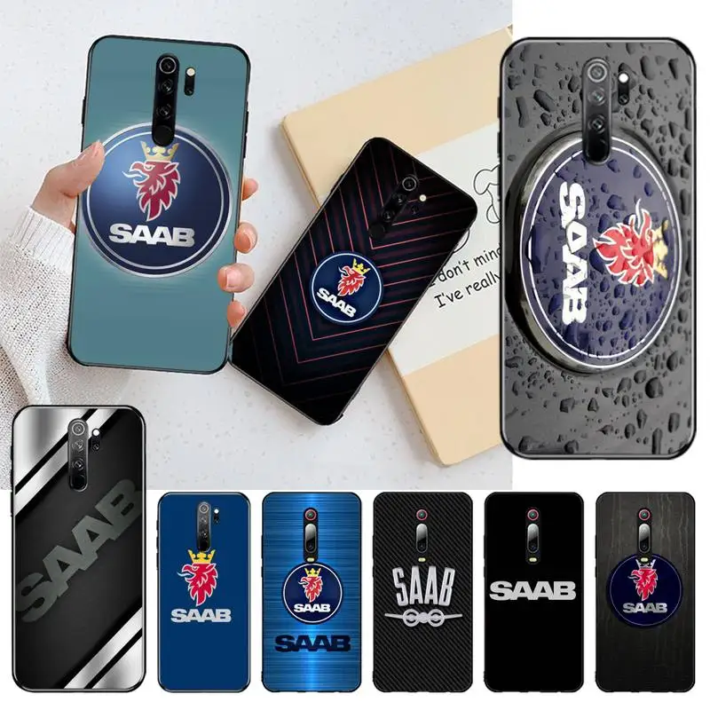 HPCHCJHM крутой автомобильный чехол для телефона с логотипом saab Redmi Note 8 8A 8T 7 6 6A 5 5A 4 4X 4A