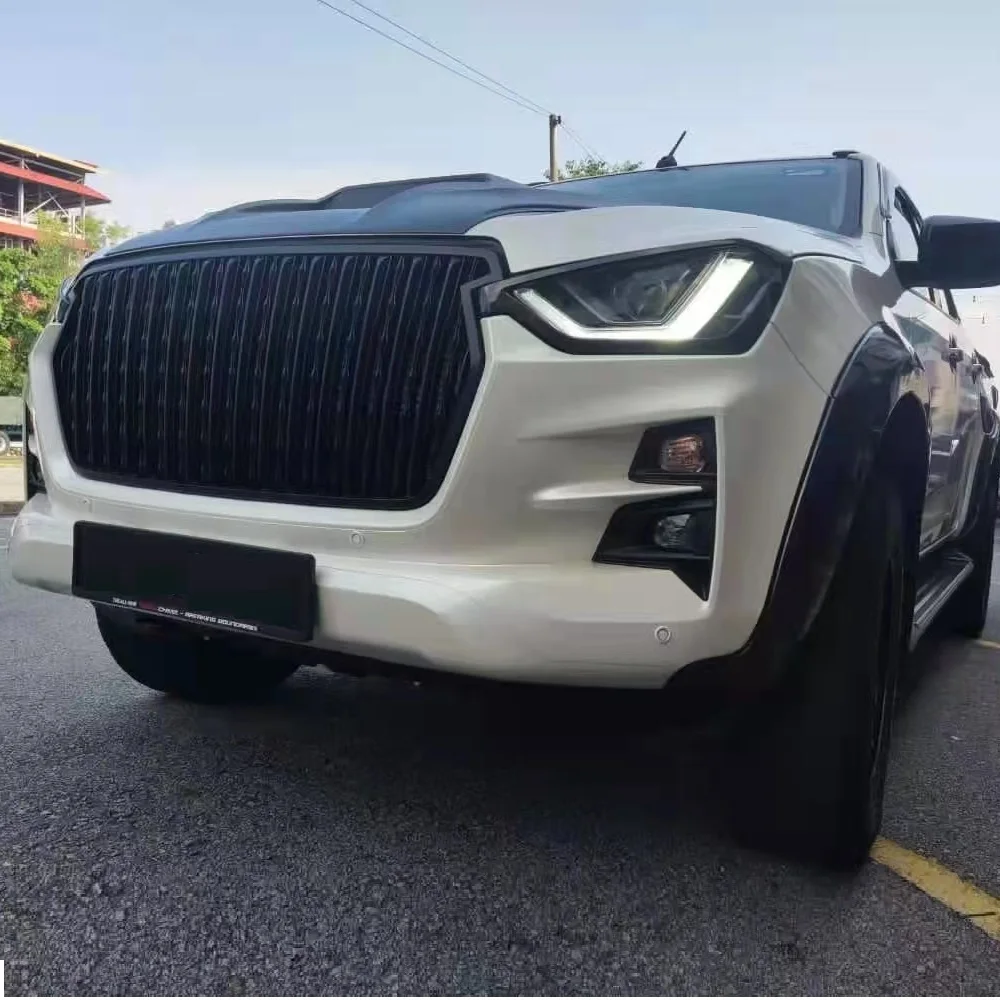 Решетчатые решетки для автомобиля подходят Dmax D-max 2021 2022 дюйма передняя Сетчатая