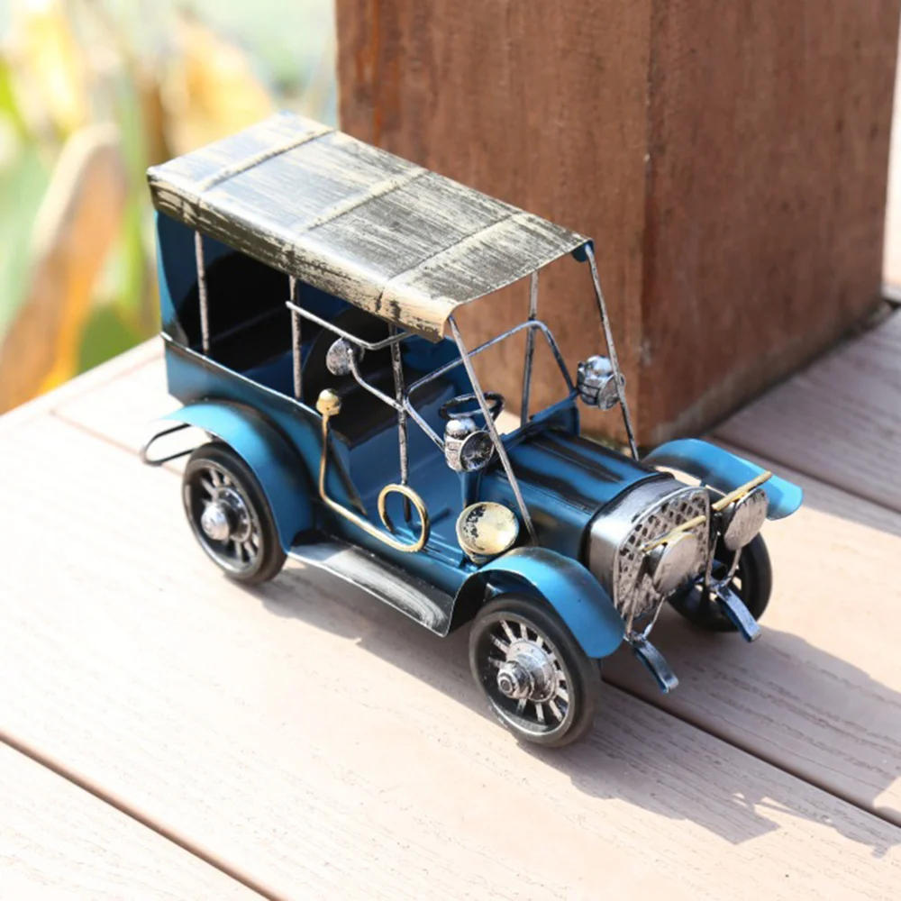 Металлическая антикварная винтажная модель автомобиля домашний декор украшения