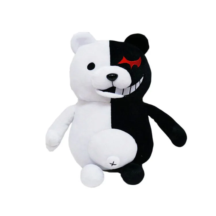 

25CM Dangan Ronpa Super Danganronpa 2 Monokuma Black&White Bear Doll Xmas Gift For Kids Birthday Gift