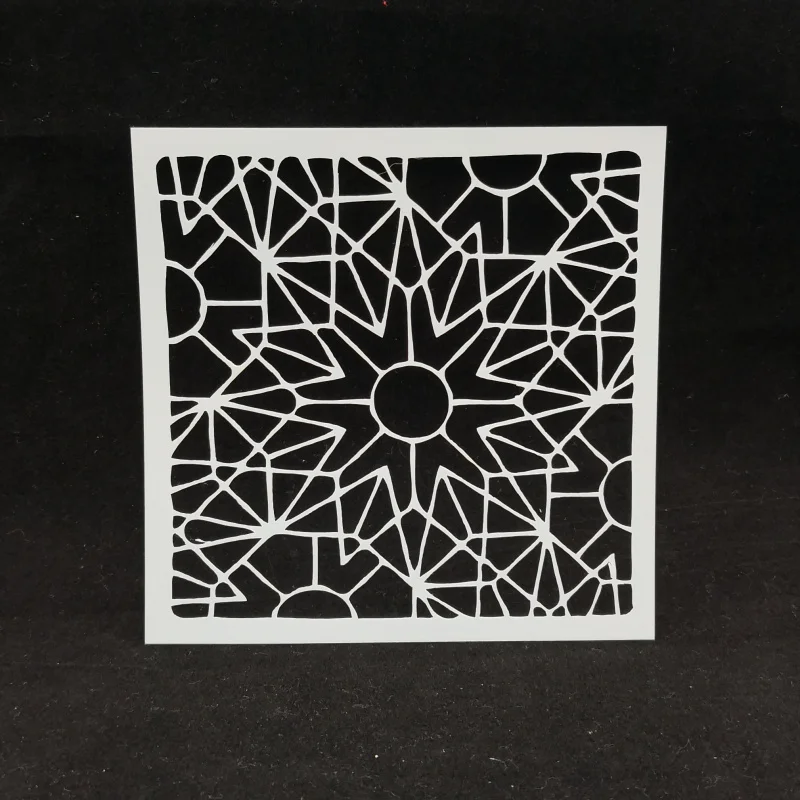 

13*13 Creative Layering Stencils graffiti hand copied board hollowed out diy photo album graphic spray painting tool