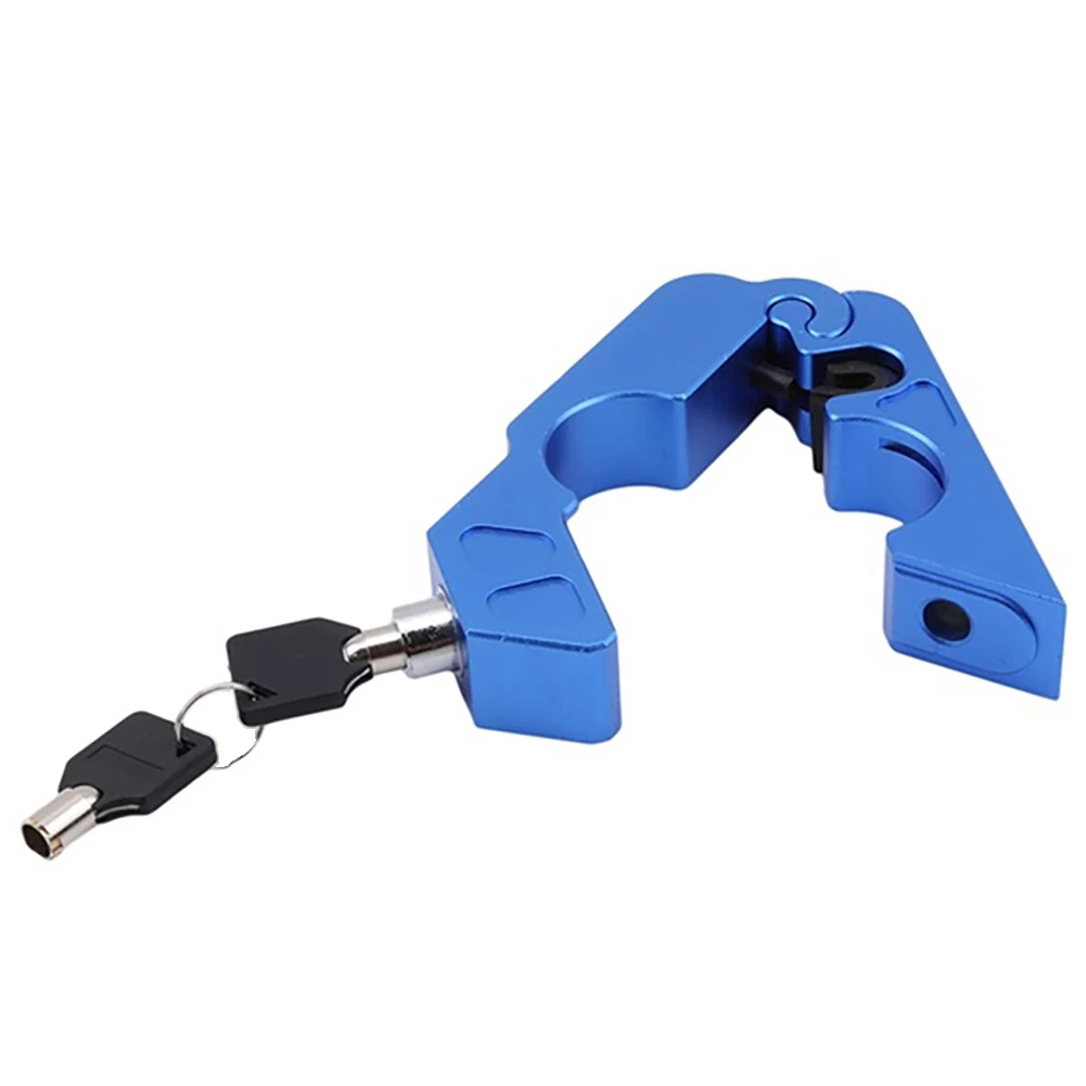 

Motorcycle Scooter ATV Handlebar Grip Security Safety Metal Lock with 2 Keys