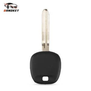 Dandkey пустой транспондер Оболочки для Toyota RAV4 Prado Corolla Camry Reiz Горец Yaris Corolla TOY43 лезвие без логотипа