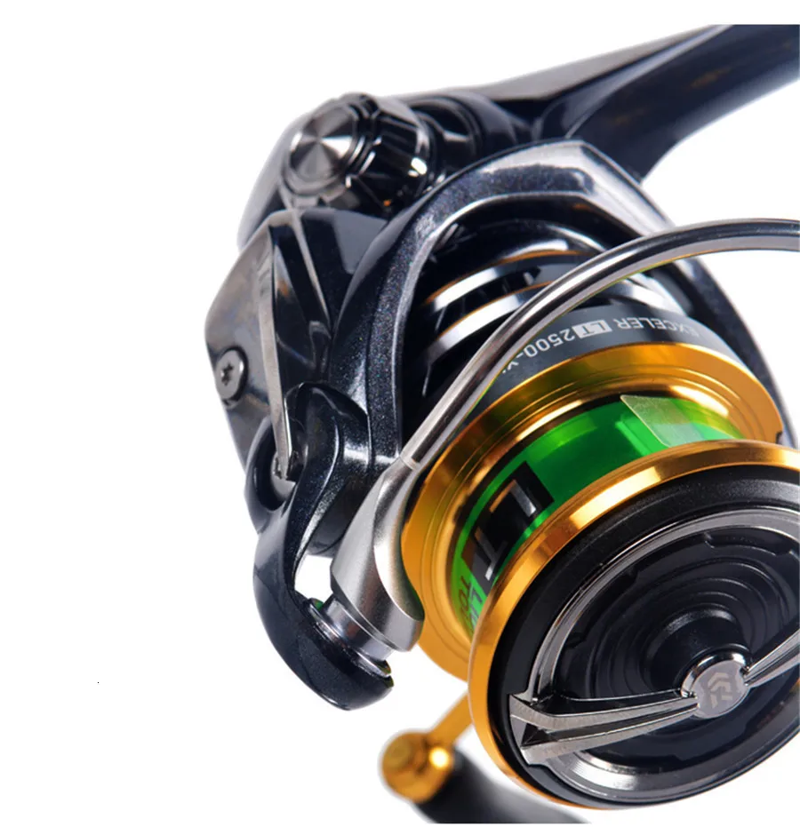 Оригинальная спиннинговая катушка DAIWA EXCELER LT 1000 2000 3000 5000 6000 соотношение 6,2: 1 металлическая ручка спиннинговые Катушки для карпа в соленой воде