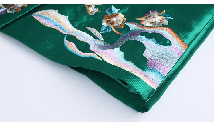 Китайский стиль Топ ветровка с вышивкой для женщин cheongsam Топ традиционная китайская одежда женская винтажная одежда Топ