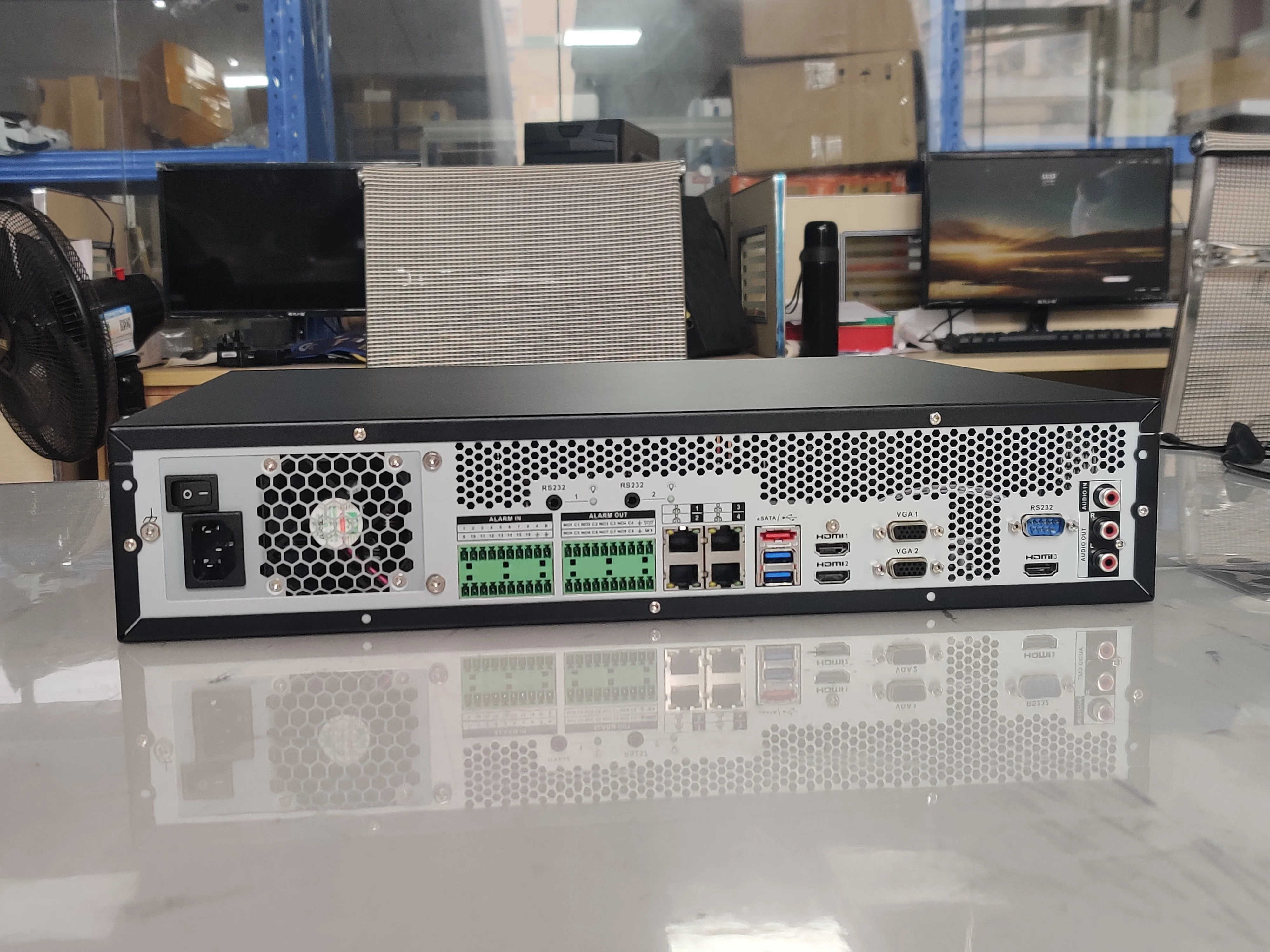 Dahua IVSS7008-1I 2U 8HDD WizMind Intelligent Video Surveillance Server Up to 50 face databases 128-channel IP video