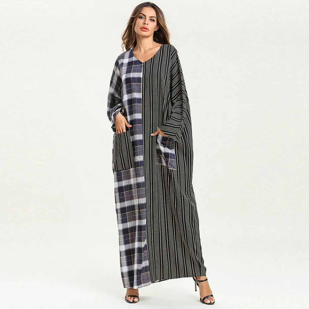 Платье кафтан с оборками Abaya плиссированное платье из Дубая в турецком и