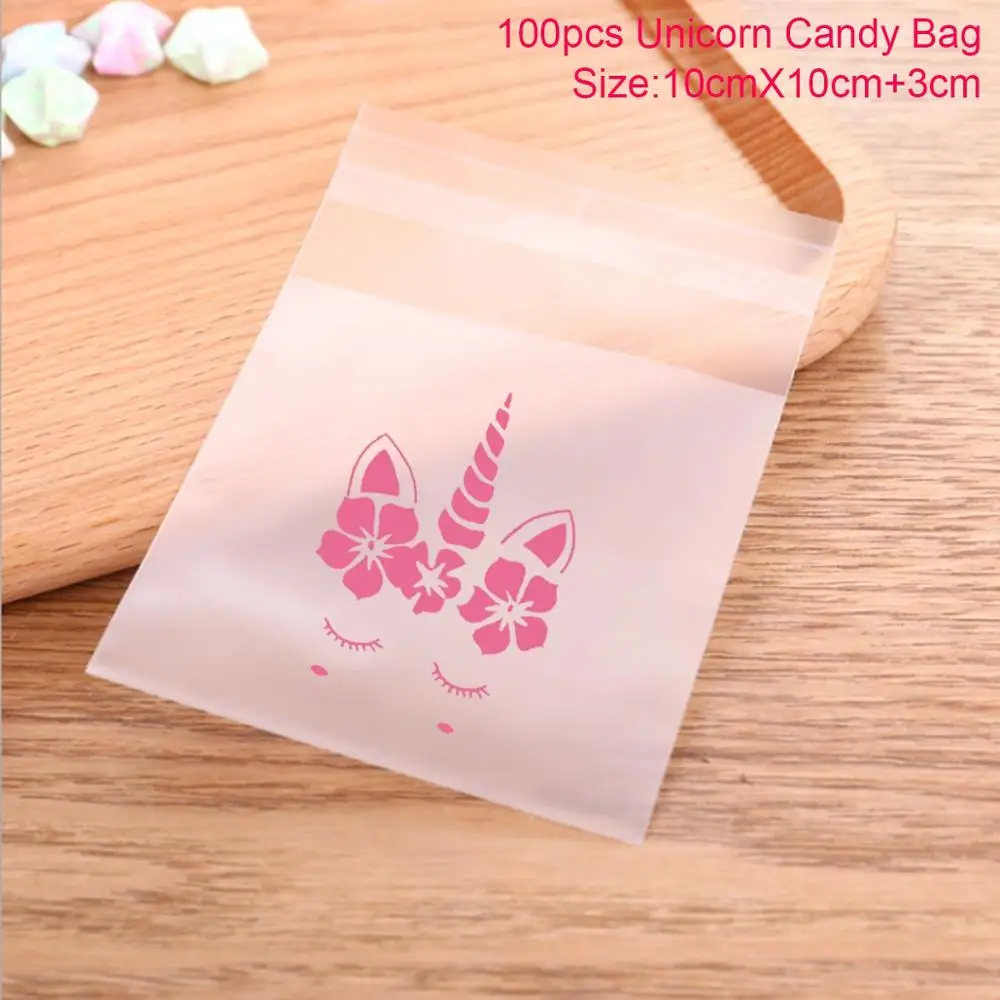 100pcs plastic bag HUIRAN белая Единорог наклейка для воздушного шара прозрачные воздушные шары Единорог День Рождения украшения для детского душа поставки Baloons Balons - Цвет: 100pcs plastic bag