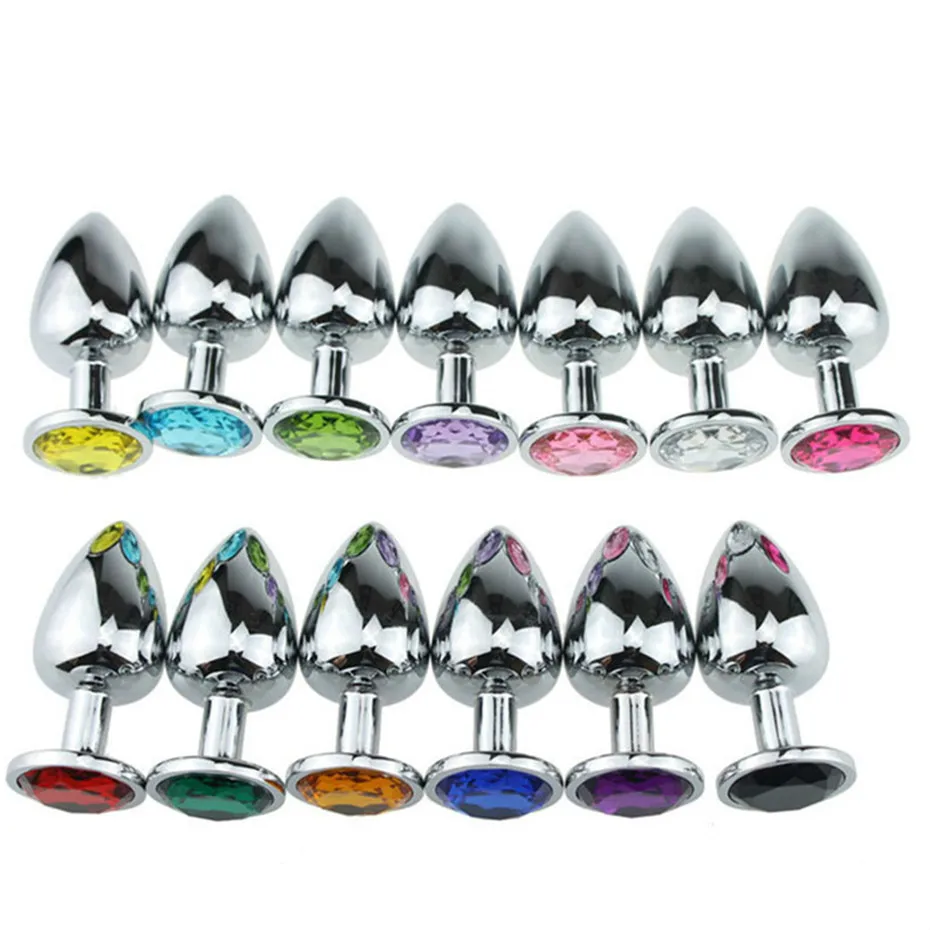 Анальная пробка водонепроницаемая из нержавеющей стали с гладким касанием