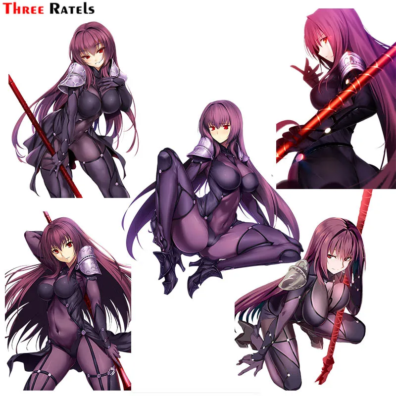 Наклейка на мотоцикл Three Ratels FC916 Fate Grand Order Scathach X Nightingale|Наклейки автомобиль| |