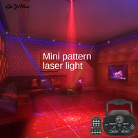 dj lamp mini rgb disco light dj led laser stage projector red blue green lamp usb rechargeable wedding birthday party