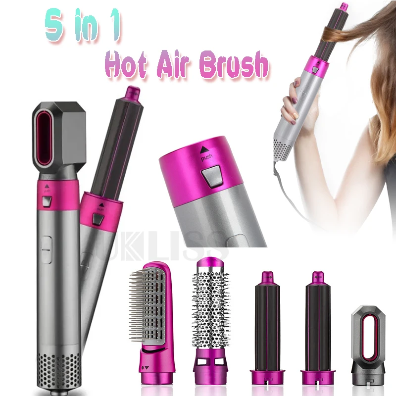 

Airwrap Smooth Hair Dryer Blow Dryer Hair Curling Iron Rotating Brush Hair Dryer Hair Styling Tools Professional Hot-Air Brush