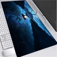 starry sky mouse pad side whipstitch antistatic office notebook mouse pad computer game mouse pad antiskid 90 x40 big table mat