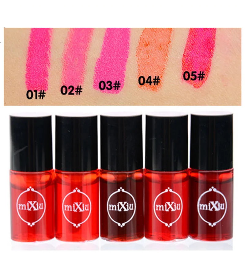 Сладкий макияж водостойкий блеск для губ Блестящий оттенок окрашивание Жидкий