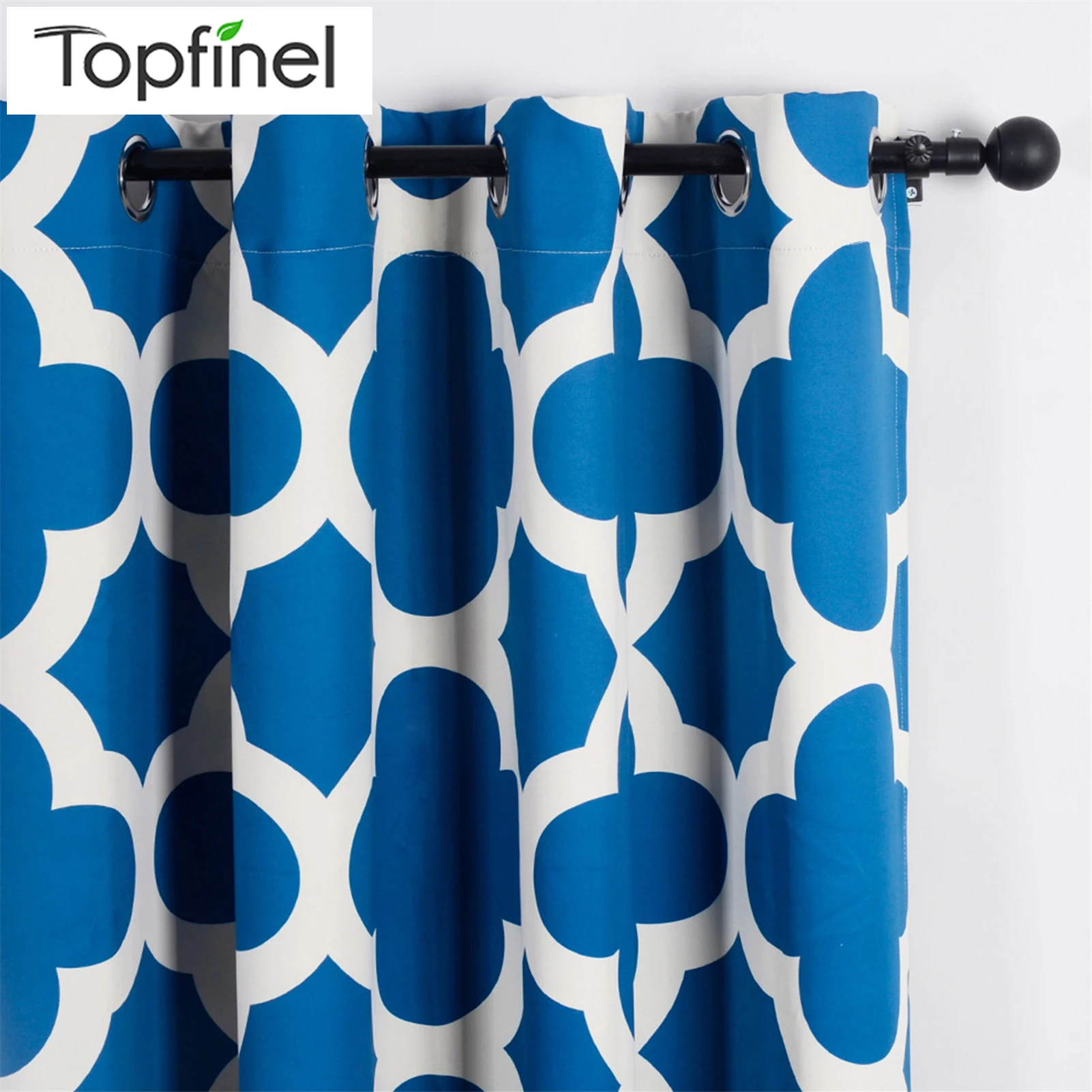 Topfinel cовременные шторы с рисунками четырьмя листах Плотные для гостиной спальни