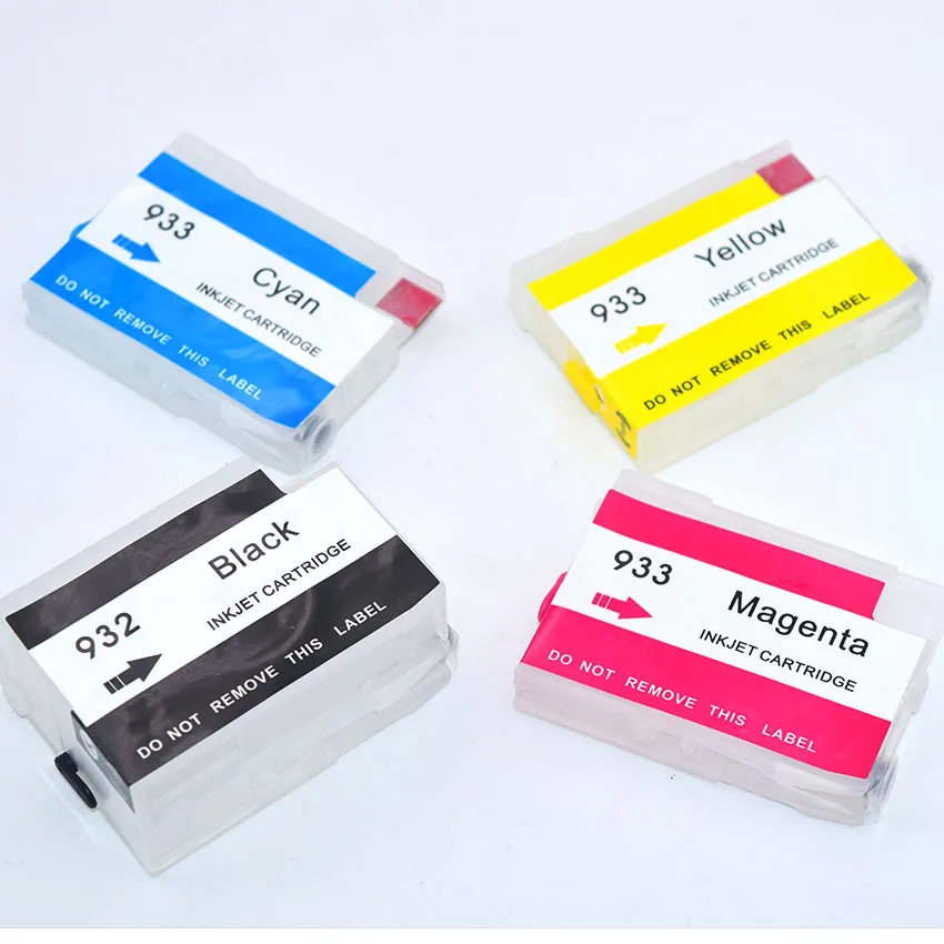 

1Set HP932 933 Refill Ink Cartridge with Show Ink Level ARC Chip for HP Officejet 6100 6600 6700 7610 7110 7612 Printer