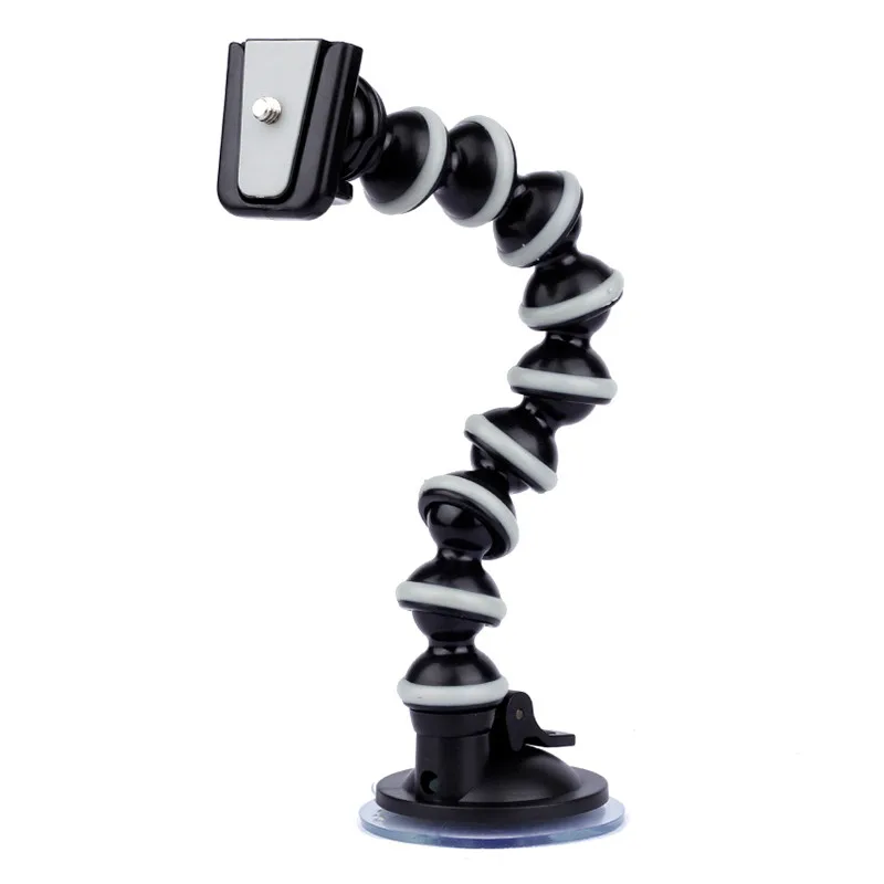 Гибкий автомобильный держатель Octopus на присоске для GoPro Hero 8/7/6/5/4/3/3 + SJ4000 SJ5000|suction cup