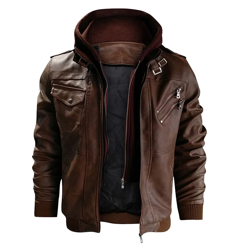 ReFire gear Bomber куртка из искусственной кожи Мужская винтажная Толстовка пилот Военная тактическая куртка зимние толстые теплые повседневные куртки мотоциклиста