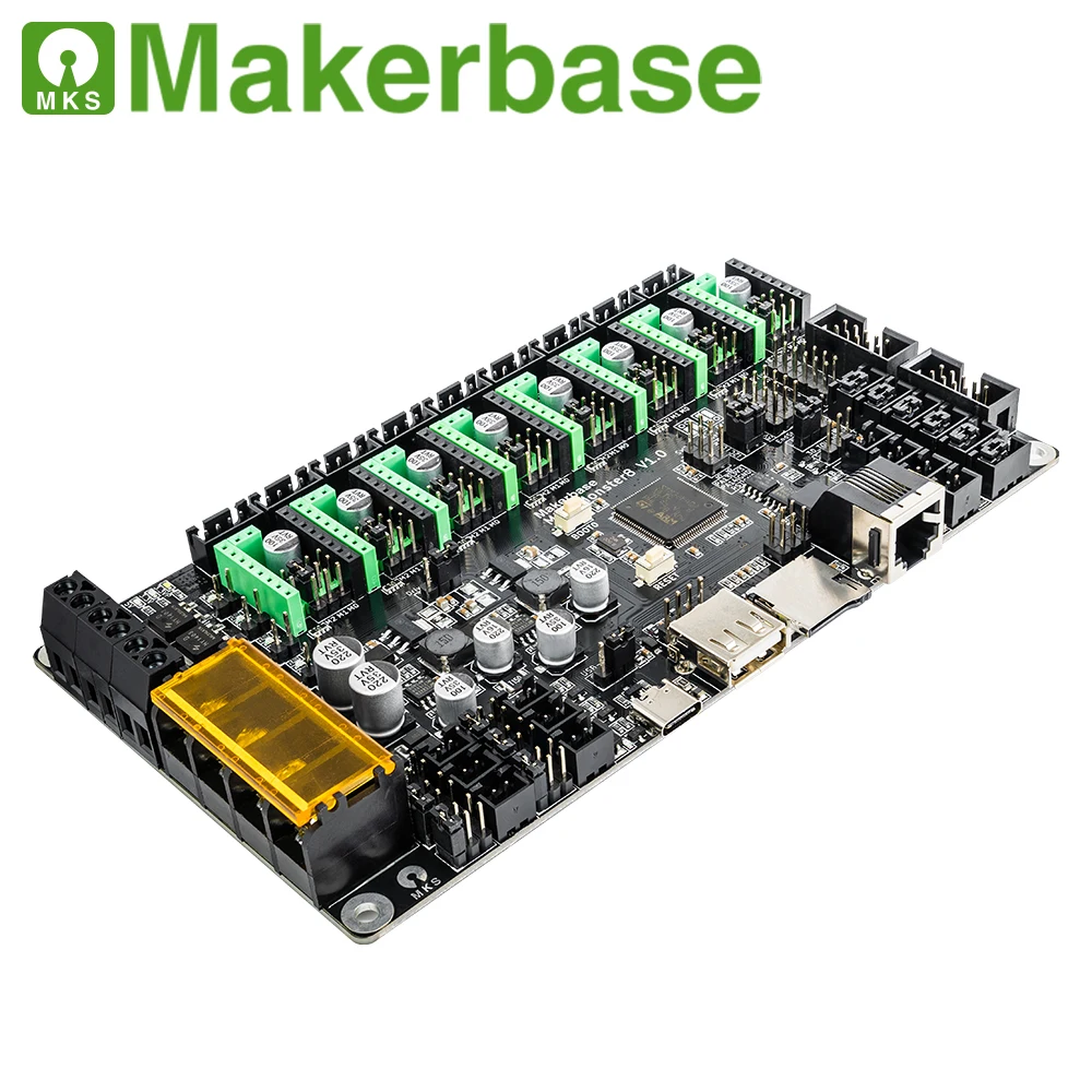Makerbase MKS Monster8 32 бит 168 МГц F407 плата управления запчасти для 3D-принтера 8 осей Voron Marlin