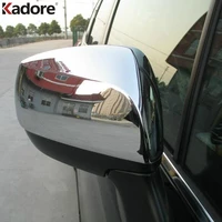 for subaru forester 2013 2014 exterior accessories abs chrome side door rearview mirror cover trims car sticker styling