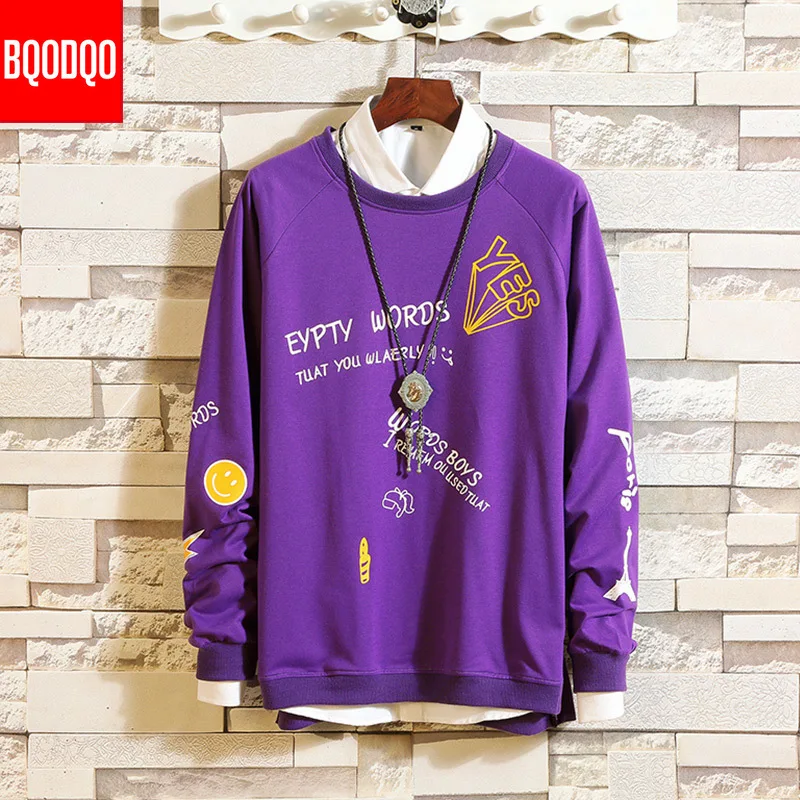 Черная Эйфелева башня с буквенным принтом свитера круглым вырезом Мужская