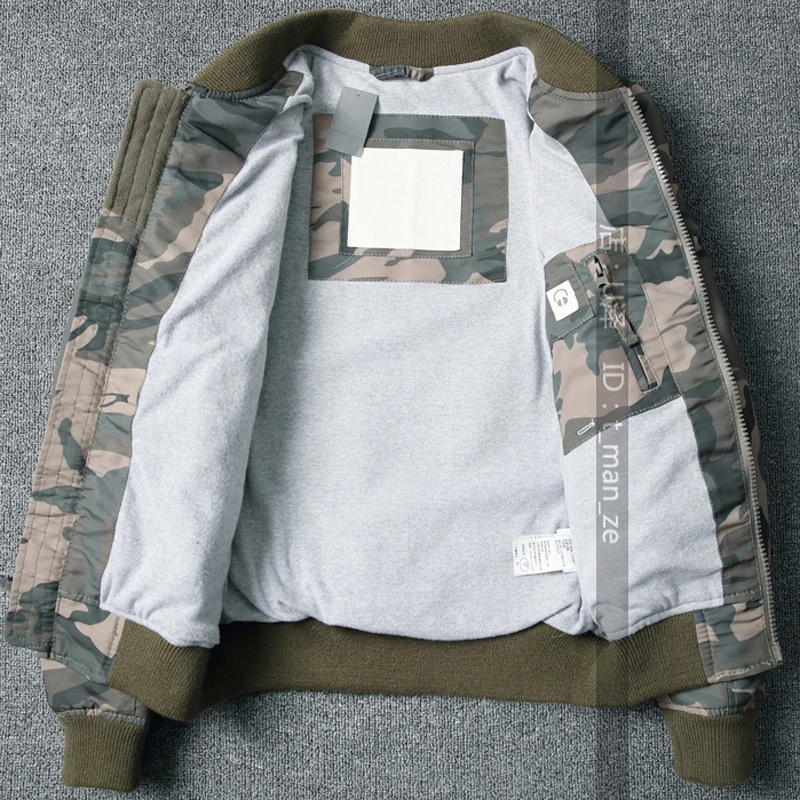 Мужская хлопковая куртка в американском стиле брендовая камуфляжная