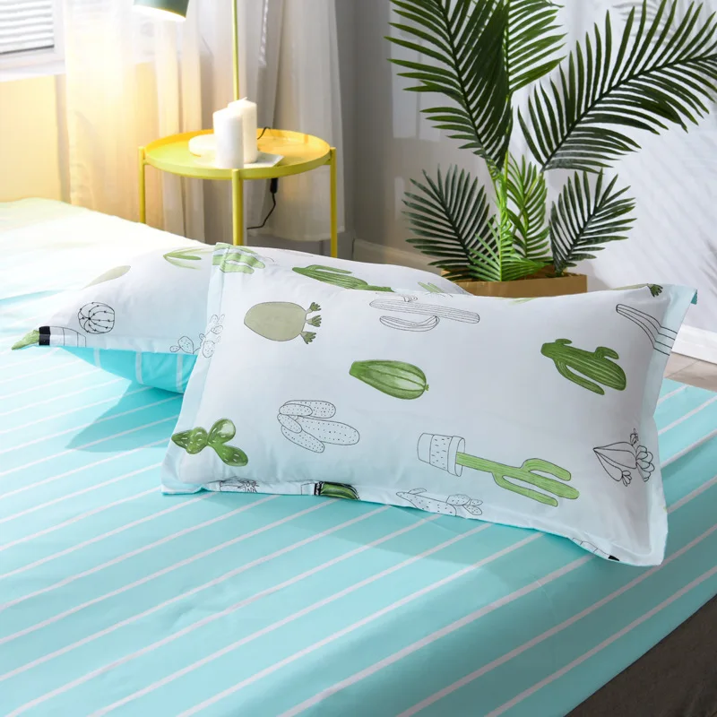 Одежда с принтами кактусов милый дизайн комплект из 3 предметов Постельное белье