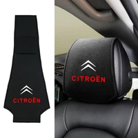 car headrest cover head rest cushion neck pillow case auto interior accessories for citroen c4 c5 c3 c2 c1 picasso saxo c elysee