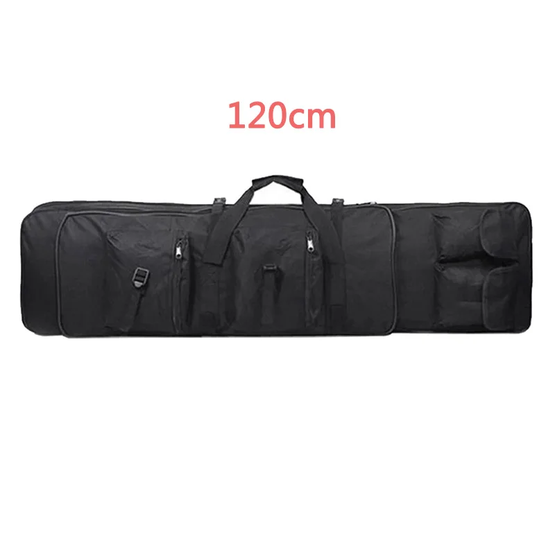120cm black Военный Рюкзак 85 96 100 120 см с винтовкой, Сумка с пистолетом, чехол с двойной винтовкой, сумка для страйкбола, наружный портативный рюкзак для охоты - Цвет: 120cm black