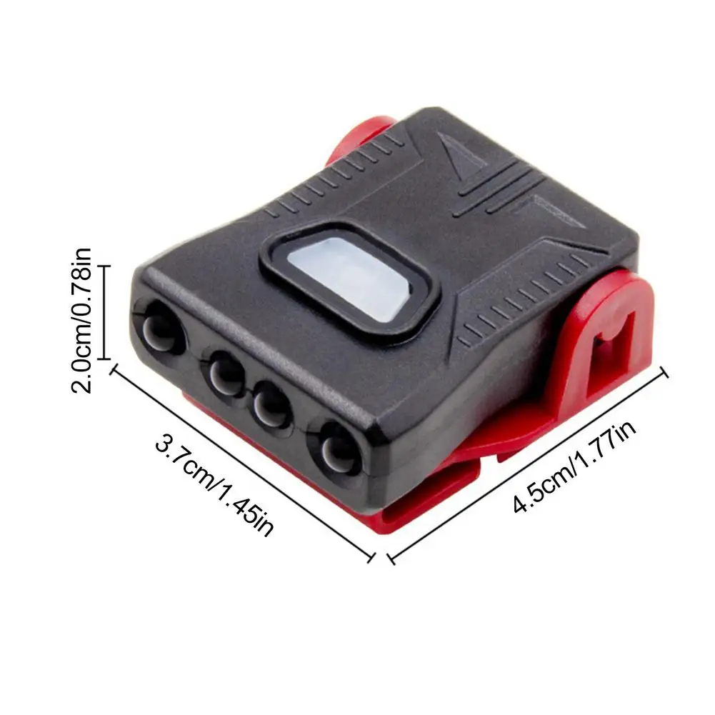 COB светодиодный индукционный головной убор с клипсой Фонарь для рыбалки