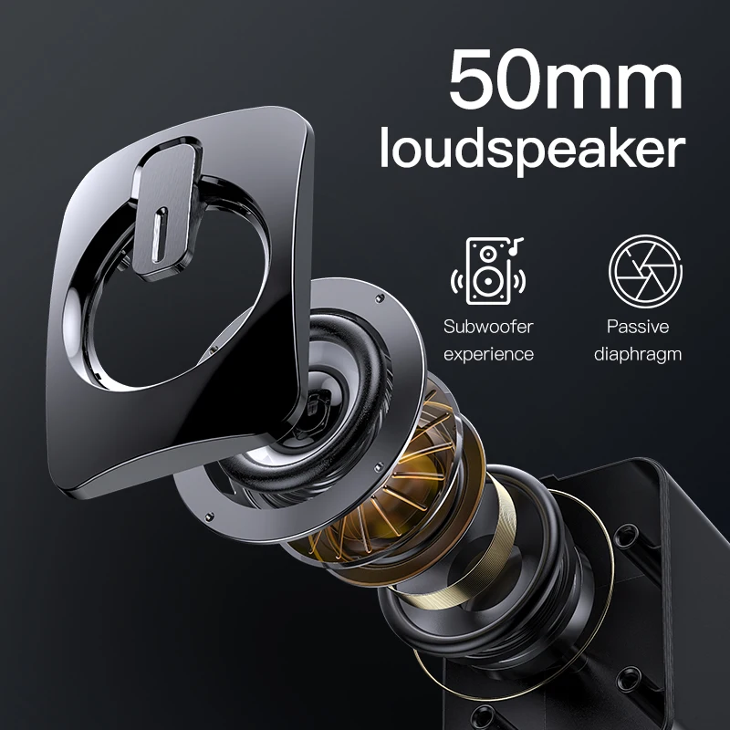 

YABA Bluetooth Speaker USB Computer Speakers 3D Stereo Bass Sound Subwoofer Music Player for Laptop Desktop Loudspeaker