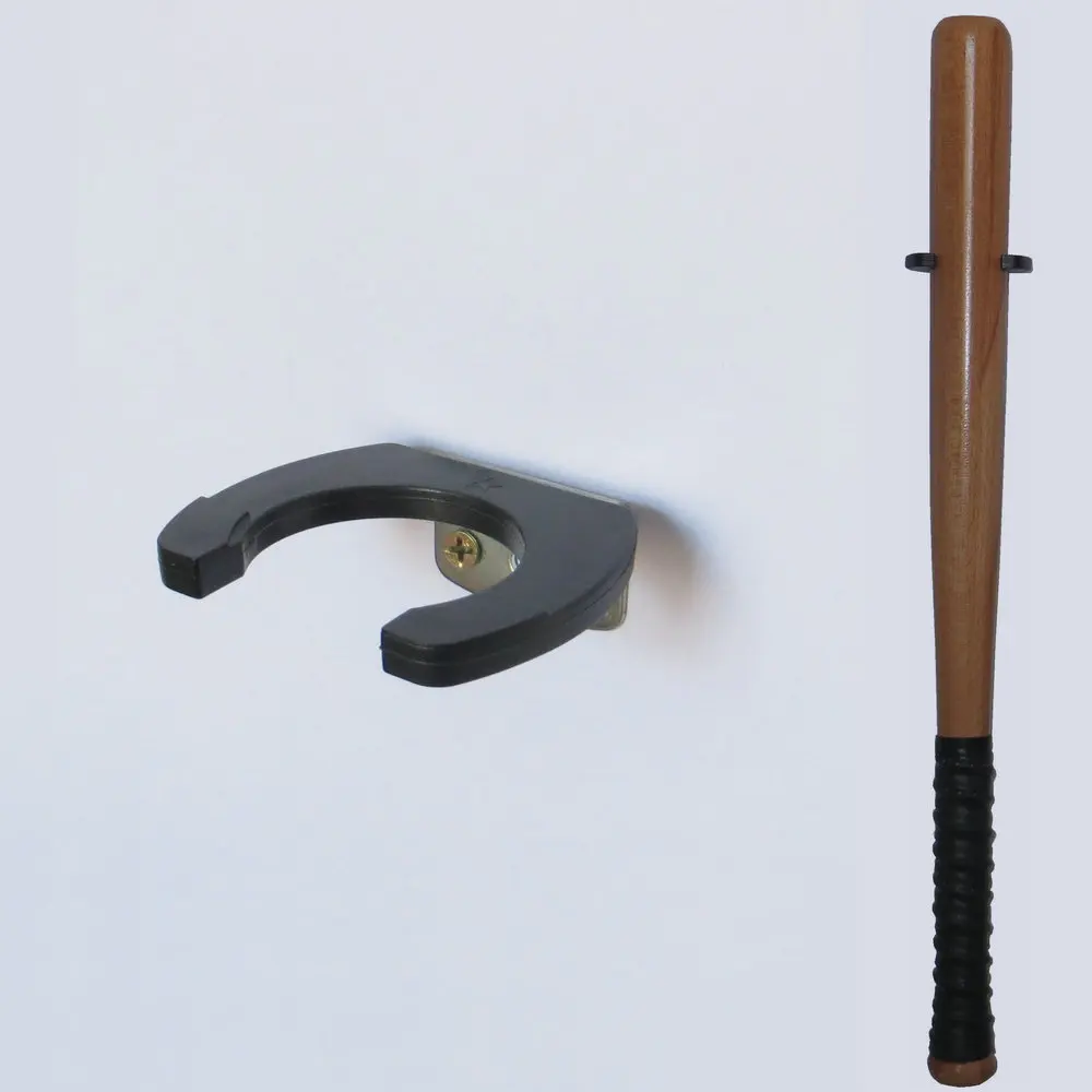 Вертикальная настенная стойка для бейсбола черный настенный держатель с набором