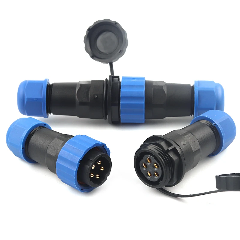 

IP68 SP20 Docking Type Male And Female Waterproof Connector Aviation Connectors Plug & Socket 2/3/4/5/6/7/9/10/12/14 Pin