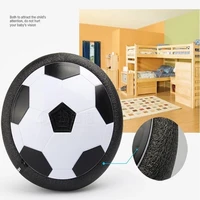 kids levitate suspending soccer ball air cushion floating foam football with led light music gliding toys soccer toys kids gifts