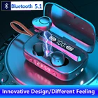 ZUIDID многофункциональные Bluetooth 5,1 наушники визуальная зарядная коробка беспроводные наушники Спортивная стандартная с микрофоном