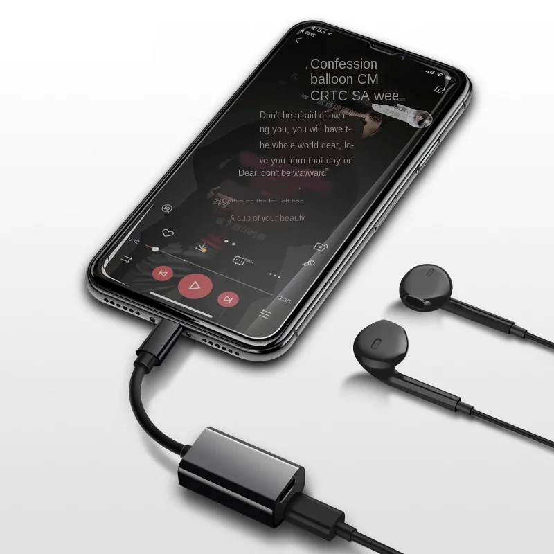 2 1 В мобильный телефон кабель переходник аудио переводная головка для IPhone