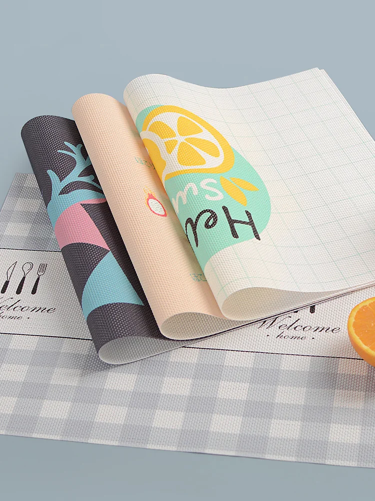 Модный стильный тканевый коврик для стола салфетки посуда кухонная подставка