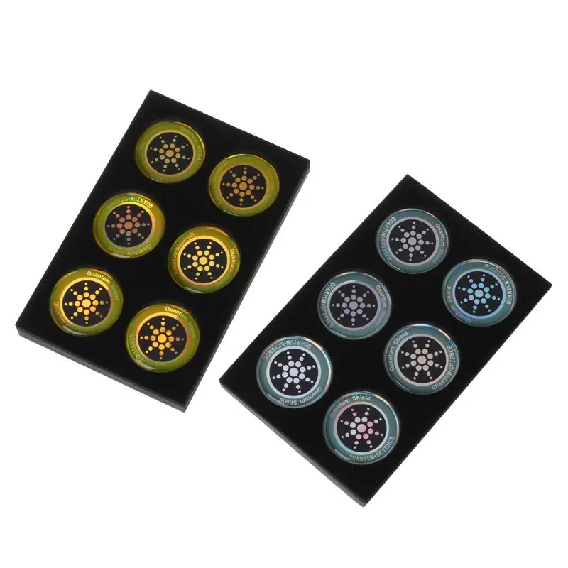 6 шт./компл. Круглый квантовый щит наклейка на мобильный телефон стикер s для