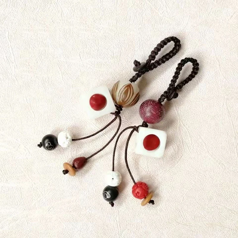 

Новые кулоны для влюбленных, изысканные кости, брелок в виде красной фасоли, оригинальный высококлассный Ретро подарок с привязанными крас...