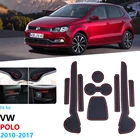 Для Volkswagen VW POLO 6R 6C 2010 2011 2012 2013 2014 2016 2017 MK5 GTI подставка под чашку подушка Автомобильные наклейки аксессуары