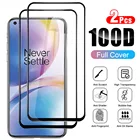 Защитное стекло с полным покрытием для Oneplus Nord2 5G, защита экрана из закаленного стекла для One Plus Nord 2, Защитная пленка для дисплея телефона, 2 шт.