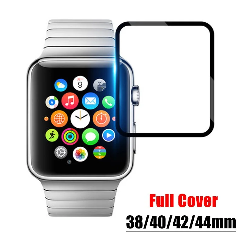 

Screen Film Screen Protector Clear Full Coverage Protective Film Not Tempered Glass for Apple Watch4 3 2 1 38MM 42MM 40MM 44MM