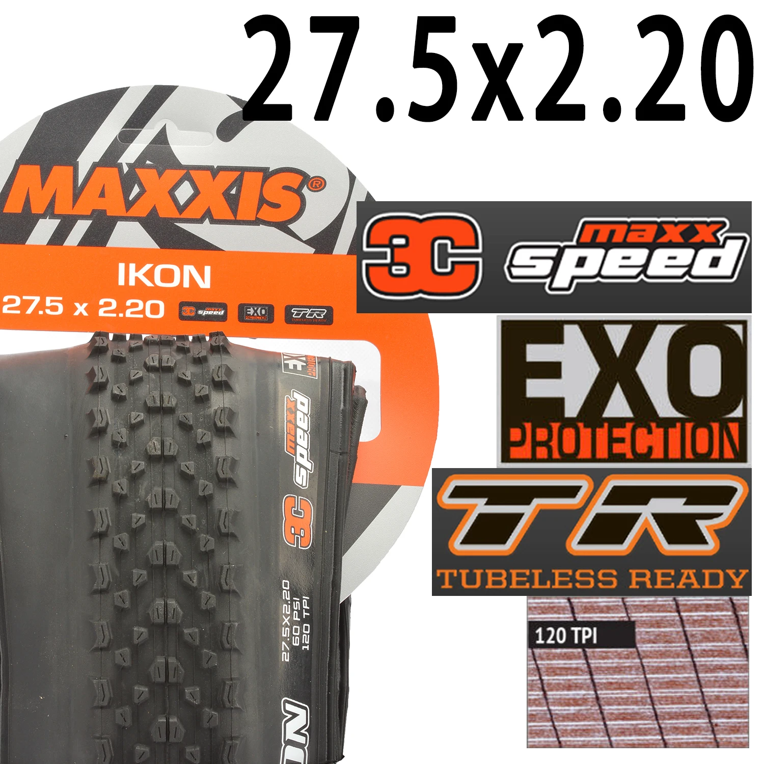Складная шина для велосипеда MAXXIS IKON(M319RU) MTB 26x2.0/2.35 27 5x2 2 29x2.0/2.2|Велосипедные шины| |