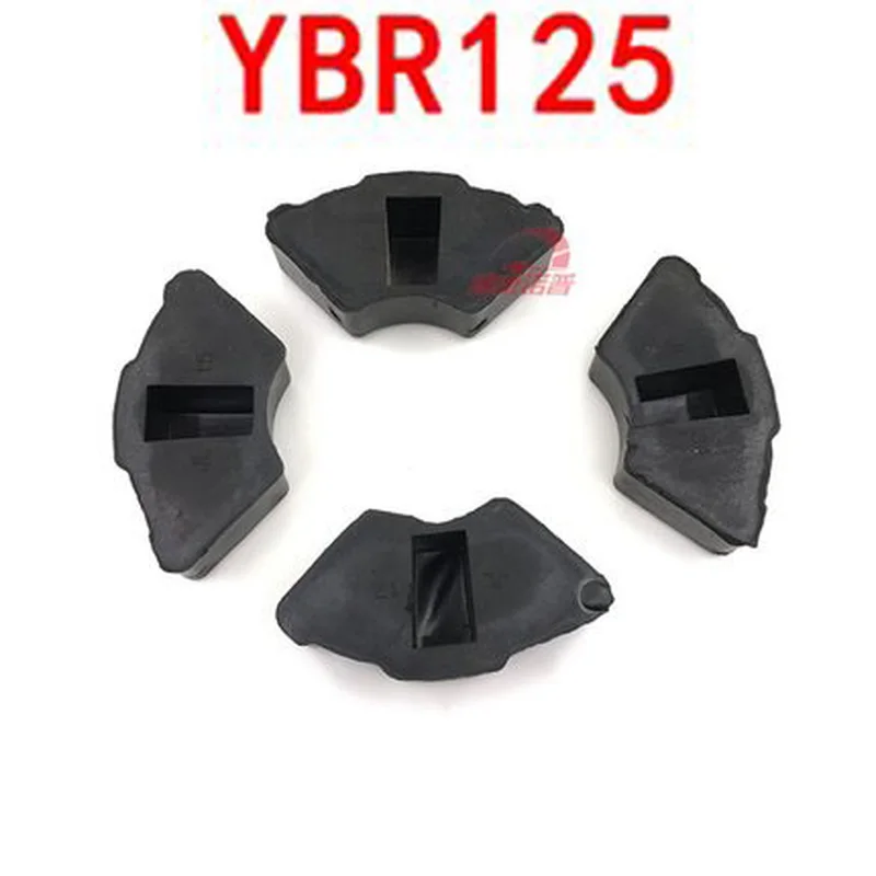 

4pieces/set Motorcycle Buffer Rubber Bumper Block For Yamaha YBR125 YBR 125 125cc