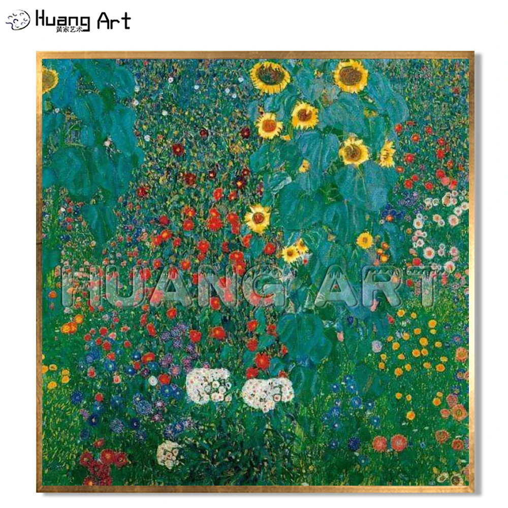 Ручная роспись высокого качества подсолнечника масляная живопись на холсте для