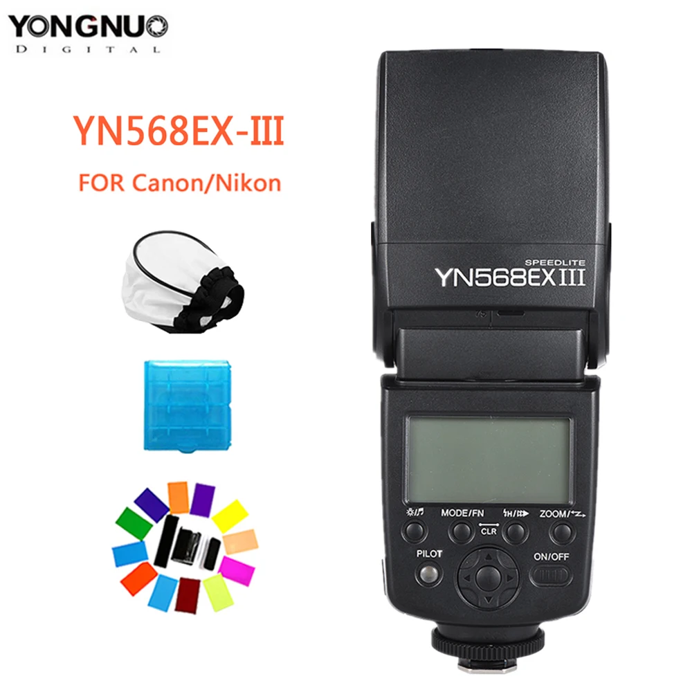 Беспроводная вспышка YONGNUO YN568EX III YN 568EX TTL для Canon Nikon DSLR совместимая YN600EX RT II