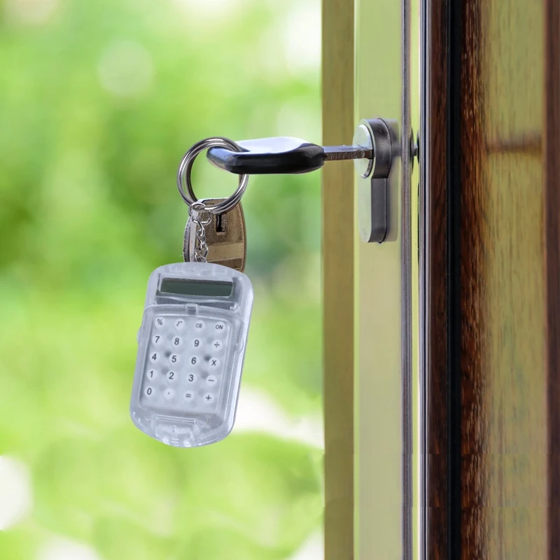 Прозрачный пластиковый корпус 8 цифр электронный мини калькулятор w